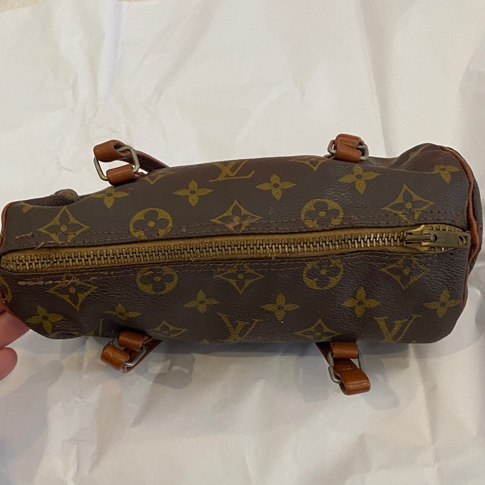 Louis Vuitton Brown and Gold Monogram Satchel - Picture 5 of 7